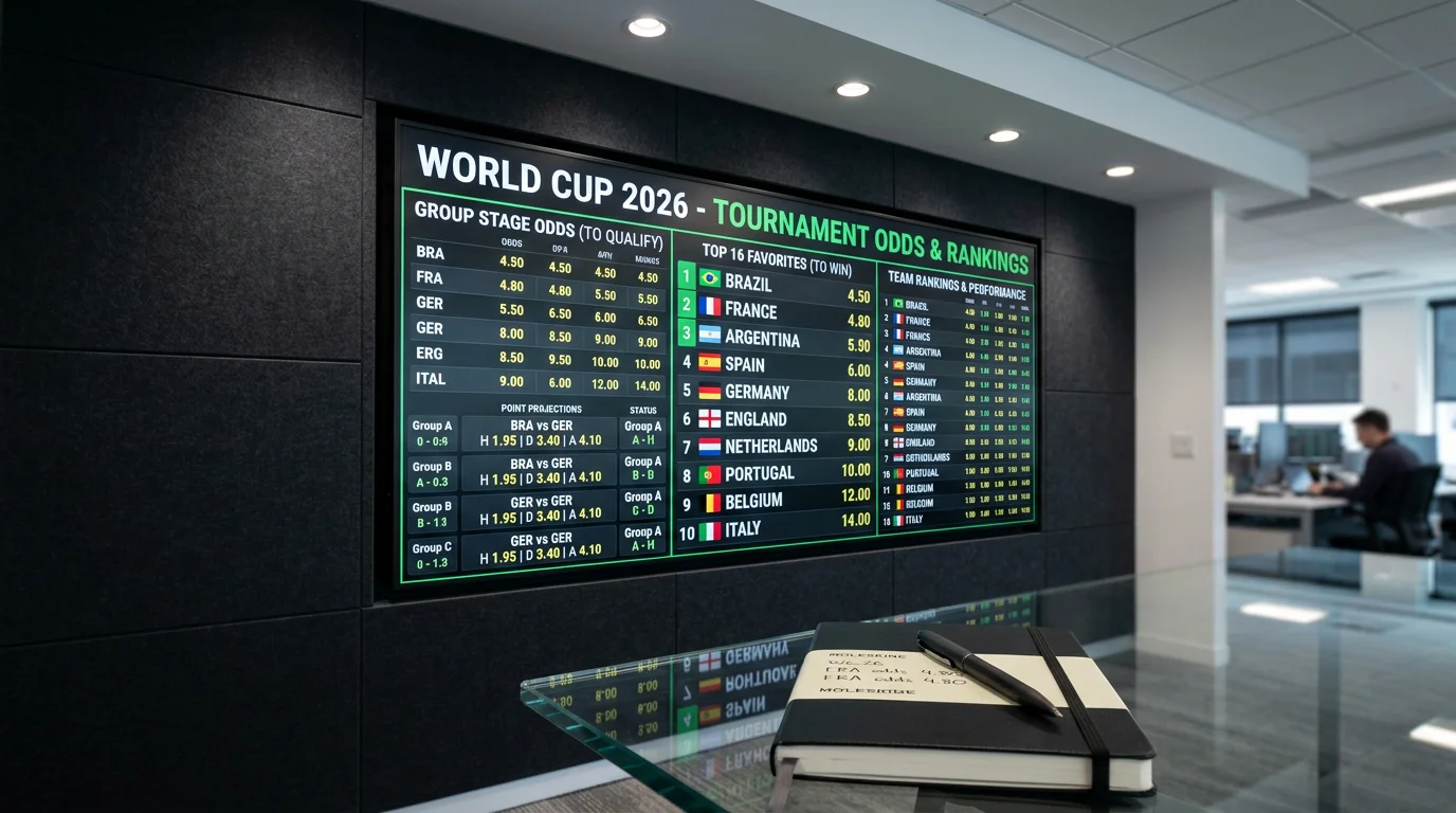 WM 2026 Wettquoten der Favoriten auf den Weltmeistertitel